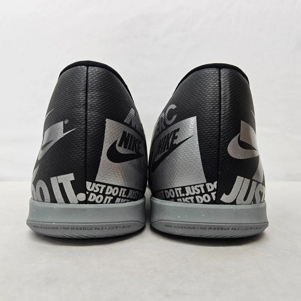 Nike Vapor 13 Club IC Indoor Soccer Shoes AT7997-001 Black‎ Grey Size 13